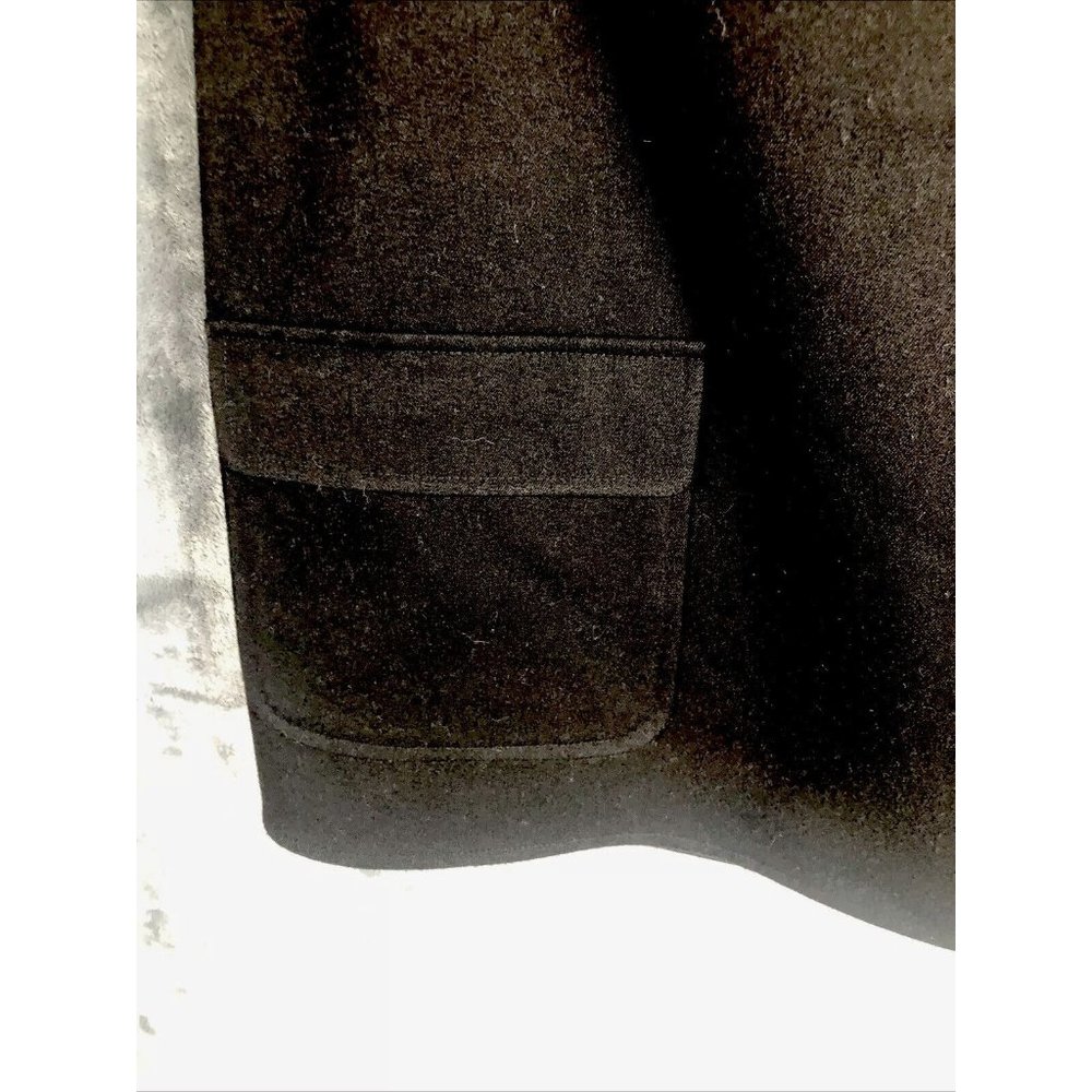 Talbot’s petites short black velour wrap around skirt stretch Size 14 So Soft!! - Picture 3 of 16